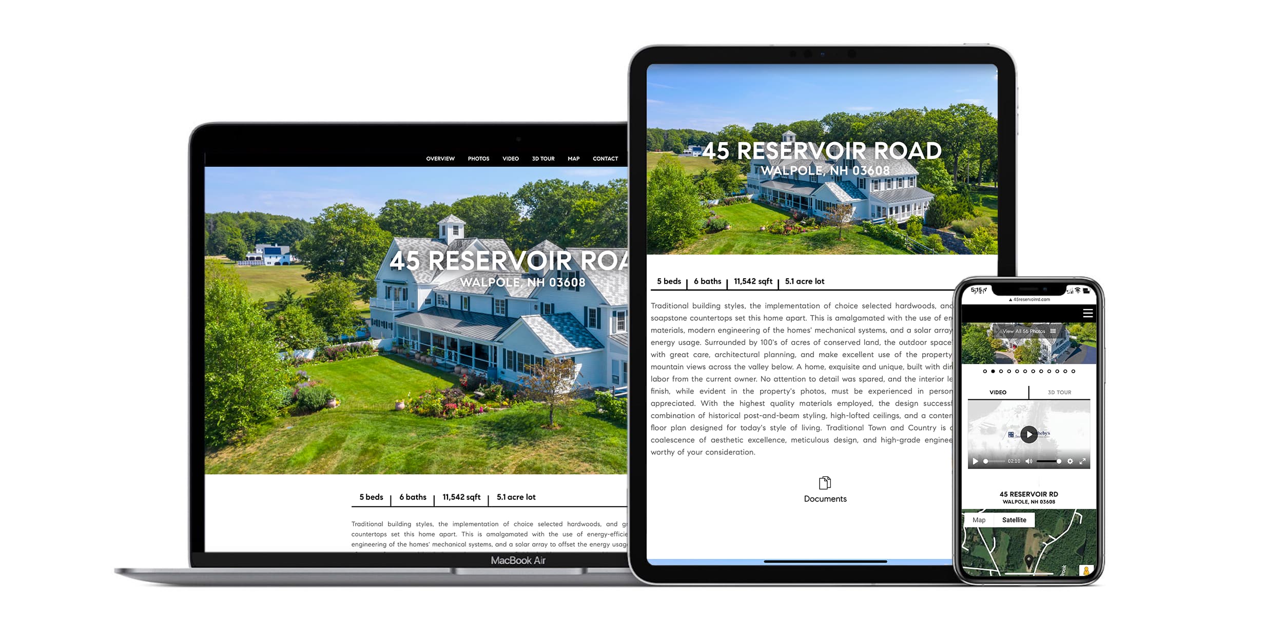 Single listing website