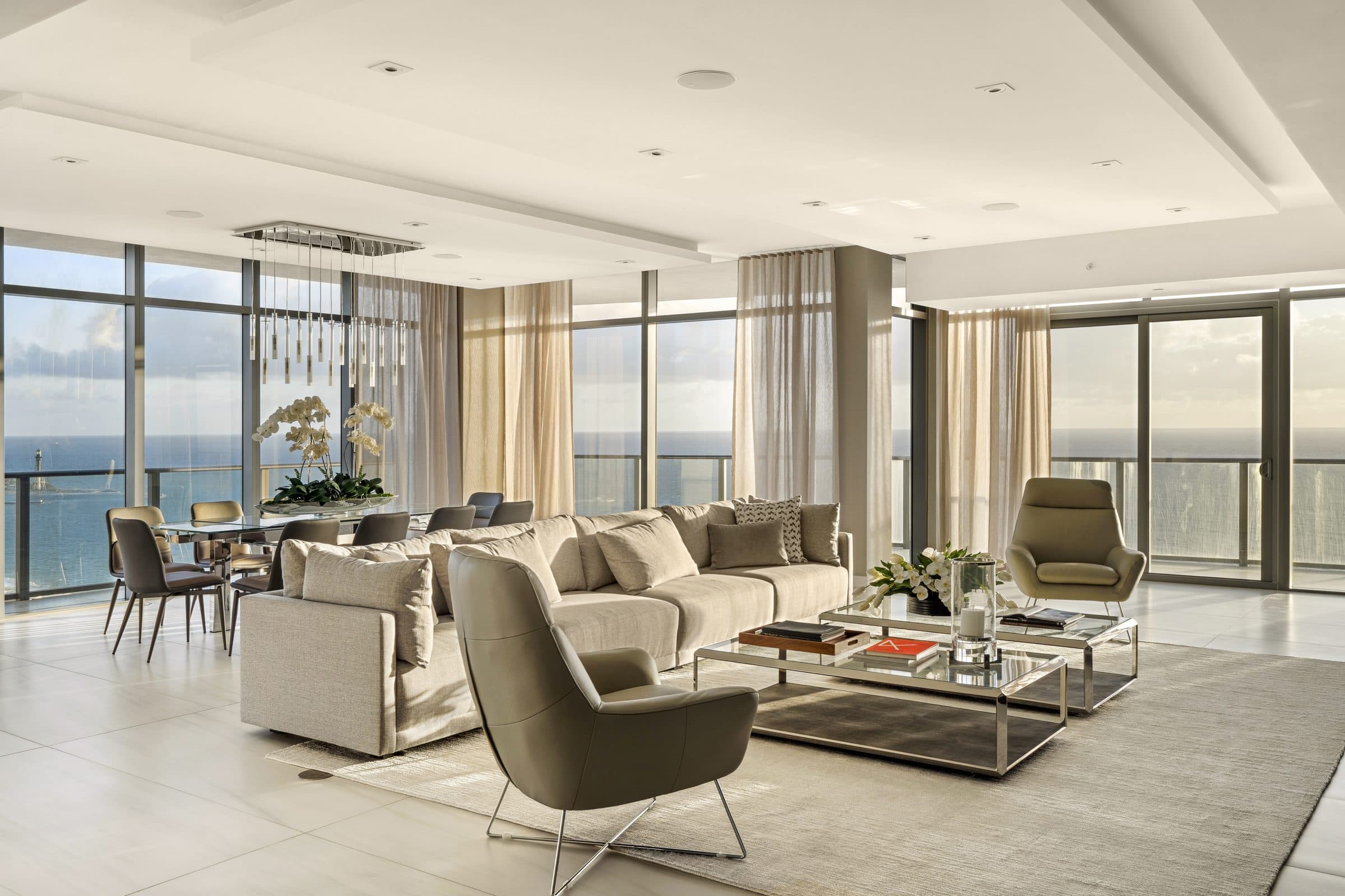 Pompano oceanfront penthouse — hero shot