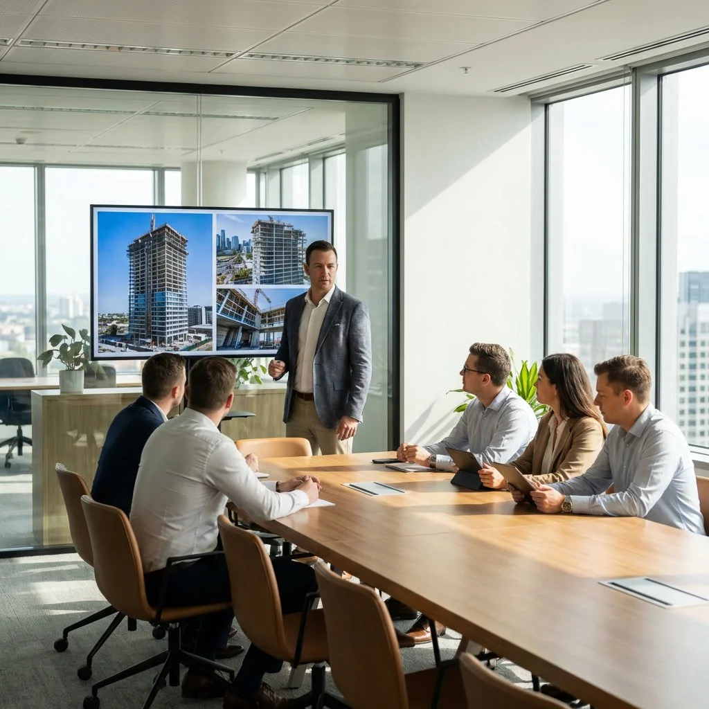 Share visual updates with stakeholders