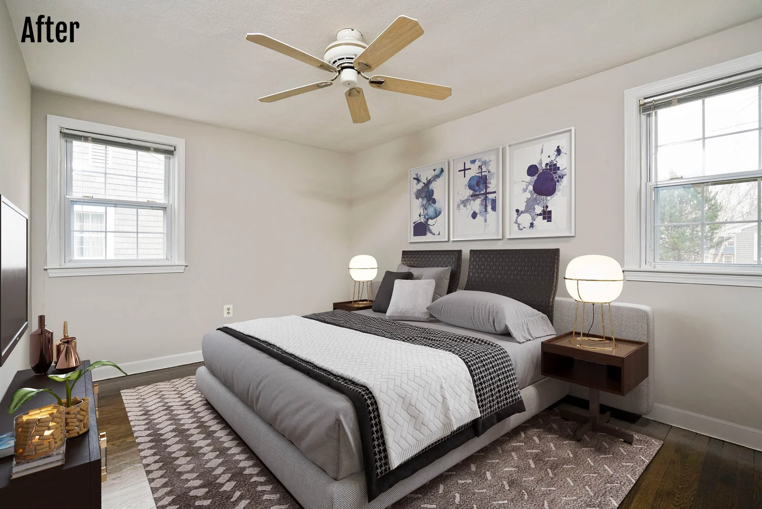 Staged room