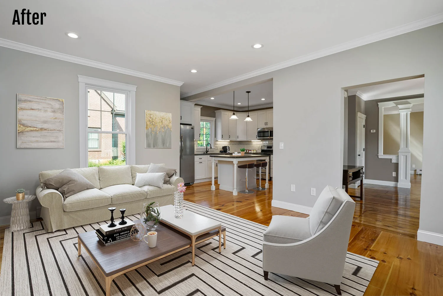 Staged room